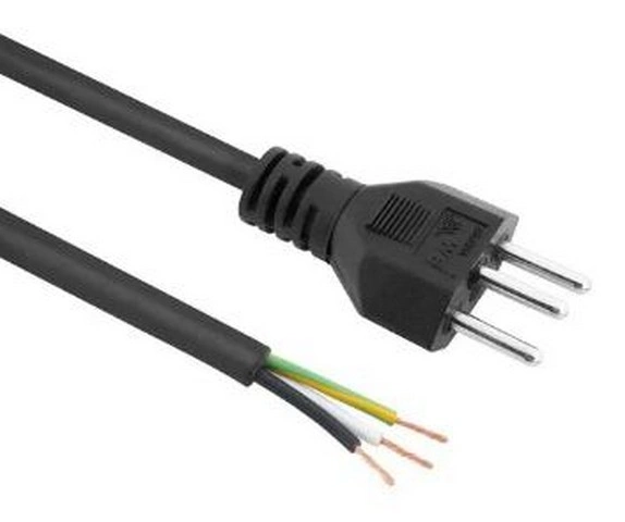 Imagem ilustrativa de Cabo de força rabicho 2 pinos